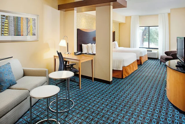 استوديو بسريرين كوين مع أريكة، Fairfield Inn Suites By Marriott San Antonio Seaworld 1/1