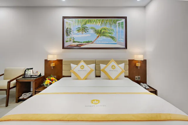 غرفة قياسية بسرير كينج، Merry Hotel 4/5