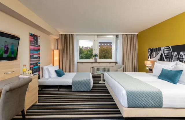 غرفة سوبيريور بسريرين منفصلين، Leonardo Hotel Hamburg Elbbruken Ex Gresham Carat Hotel 3/10