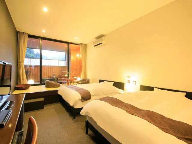 Semi Room, Deluxe, 2 Semi Double Beds، Yutorelo Beppu 1/1