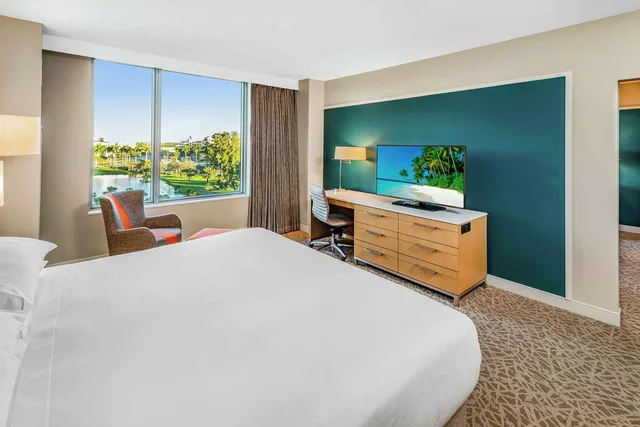 جناح بسرير كينج بغرفتي نوم بإطلالة، Hilton Miami Dadeland 1/1