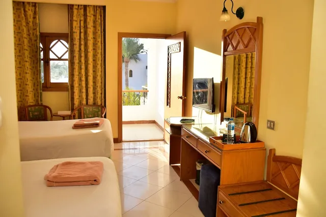 غرفة قياسية بسريرين منفصلين، Dive Inn Resort 3/3