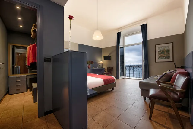غرفة ثلاثية بثلاثة أسرّة بإطلالة على البحر، Hotel Italia e Lido Rapallo 6/10