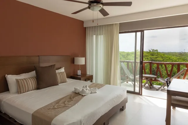 غرفة سوبيريور بسرير كوين، Koox Quinto Sole Boutique Hotel 3/4