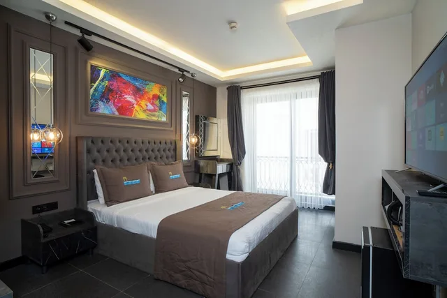 غرفة كلاسيكية بسرير كوين، La Cielo Suites Bostanci 1/4