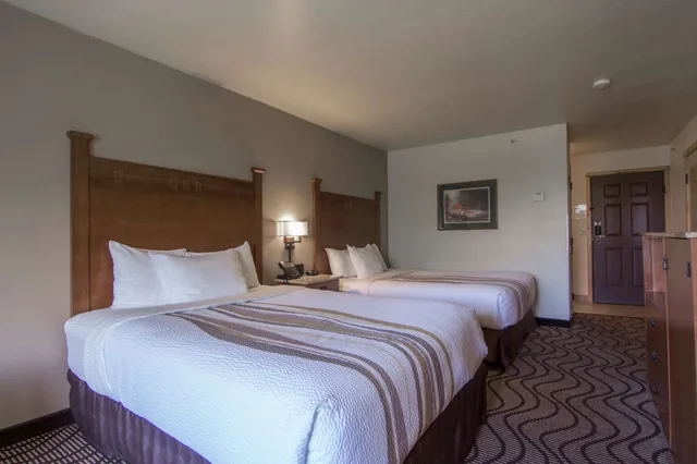 غرفة قياسية بسريرين كوين بإطلالة على النهر بشرفة، Best Western Plus Riverfront Hotel And Suites 3/10