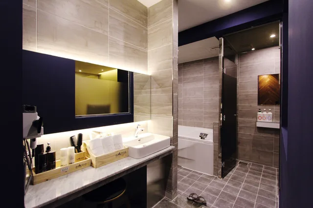غرفة بريميوم بسرير مزدوج، Brown-Dot Hotel Daegu Hyukshin Doshi 9/9
