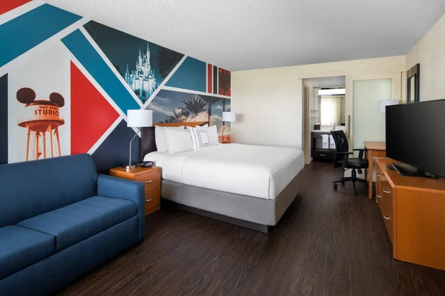 غرفة بسرير مزدوج، Fairfield Inn By Marriott Anaheim Resort 4/10