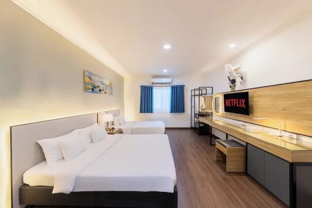 غرفة ديلوكس عائلية بسرير كوين وسرير فردي، A25 Hotel - 35 Mac Thi Buoi 2/10