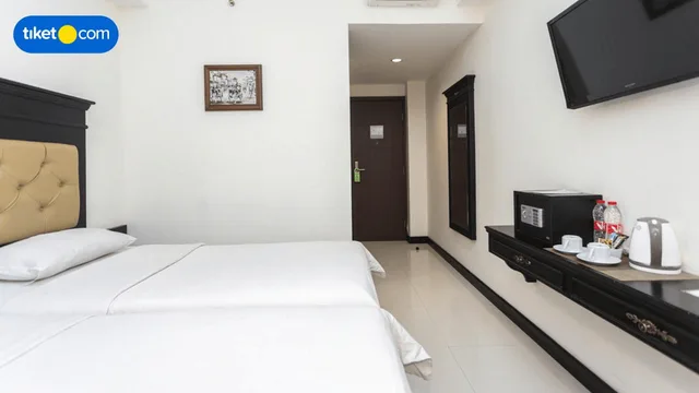 غرفة ديلوكس بسرير مزدوج أو سريرين منفصلين، Same Hotel Malang 2/4