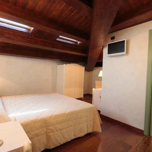 غرفة بسرير مزدوج أو سريرين منفصلين، Hotel Rojan 1/10