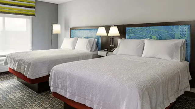 جناح استوديو بسريرين كوين، Hampton Inn Suites Pekin Peoria Area Il 1/1