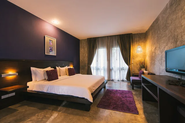 غرفة ديلوكس بسرير مزدوج، Ketawa Pet Friendly Hotel and Cafe (ex Ketawa Stylish Hotel) 2/7