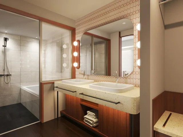 Grand, Upper, Twin Beds، The Mark Grand Hotel 2/4