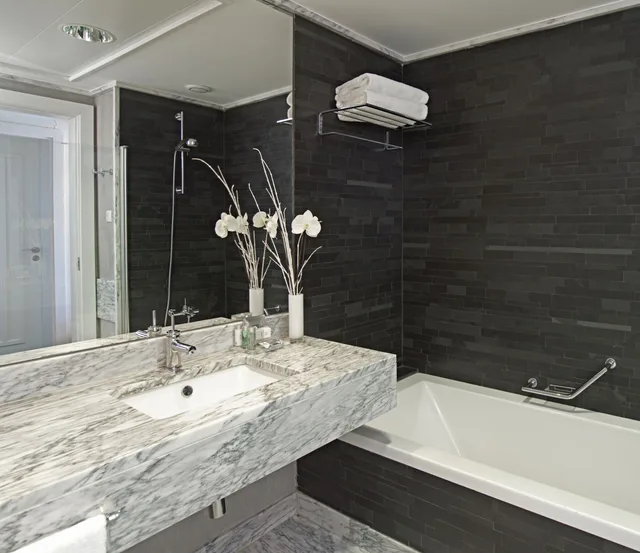 غرفة كلاسيكية بسرير مزدوج أو سريرين منفصلين، Real Marina Residence 2/2
