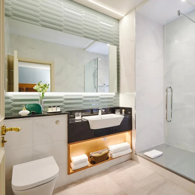 غرفة بسرير مزدوج أو سريرين منفصلين، Hodson Bay Hotel 2/3