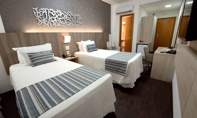 غرفة ديلوكس بسريرين منفصلين، Allia Gran Hotel Pampulha Suites 7/10