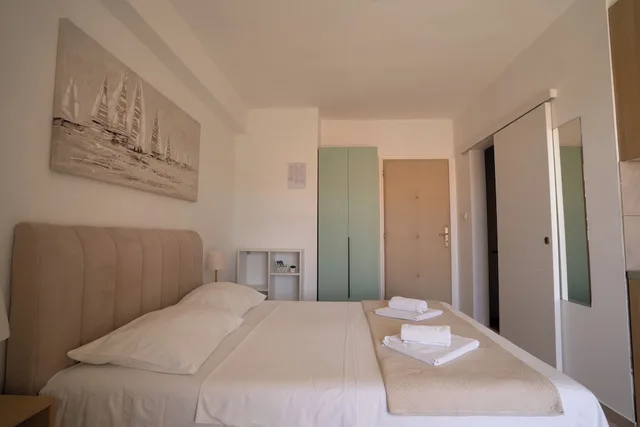 استوديو بسرير مزدوج بإطلالة على الحديقة، PETRA APARTMENTS 1/3