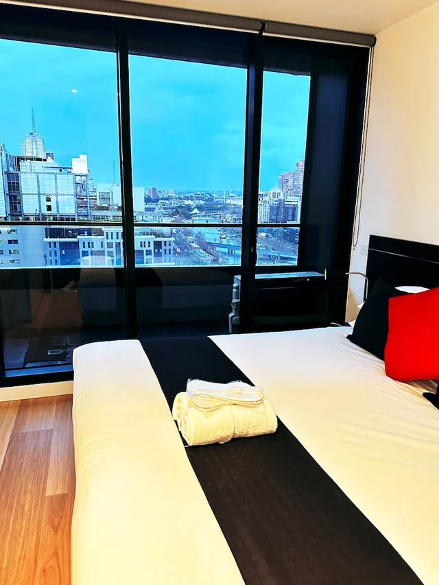 2 Bedrooms, Superior, Apartment, 2 King Beds, River View, Aura On Flinders Serviced Apartment 3/5