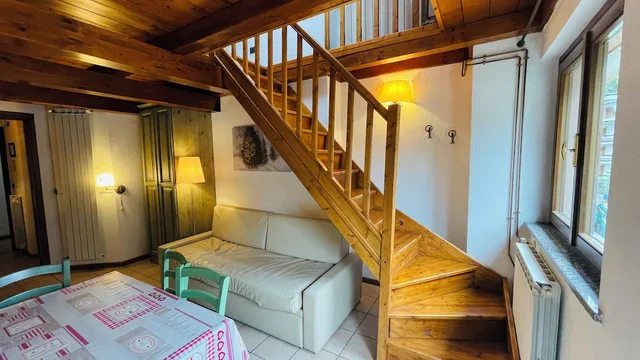 دوبلكس بسرير كينج وسرير فردي بغرفة نوم واحدة مع أريكة، Residence villa Frejus 6/10