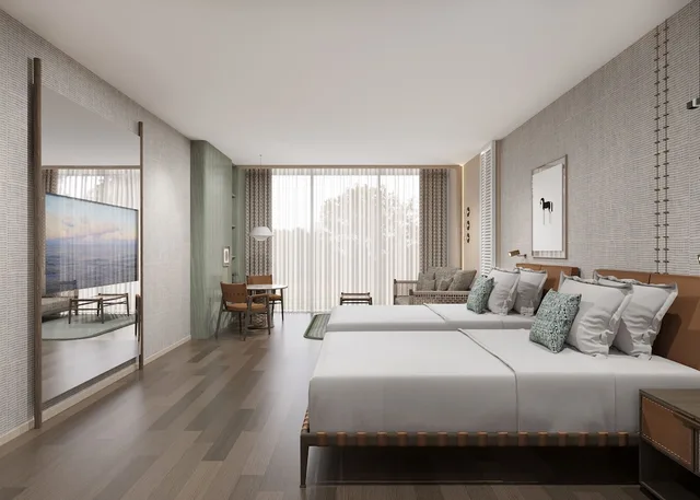 غرفة سوبيريور بسريرين منفصلين مع أريكة، Gloria Serenity Resort 1/4