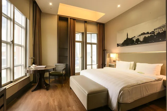 غرفة تنفيذية ركنية بسرير مزدوج، City Suites Taipei Nandong 1/1