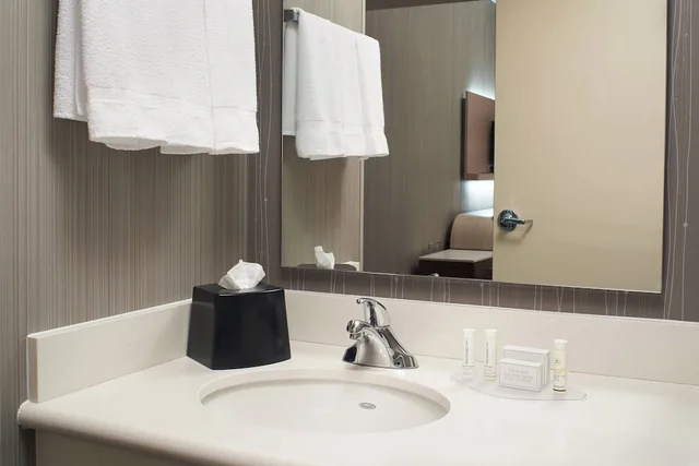 Room, King Bed, Sofa, Accessible, Courtyard Toledo Maumee/Arrowhead 3/4
