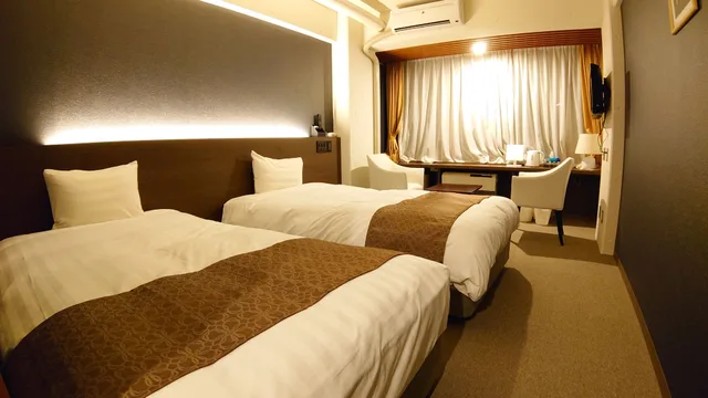 غرفة قياسية بسريرين منفصلين، Kyu Karuizawa Hotel Shinonome 1/4