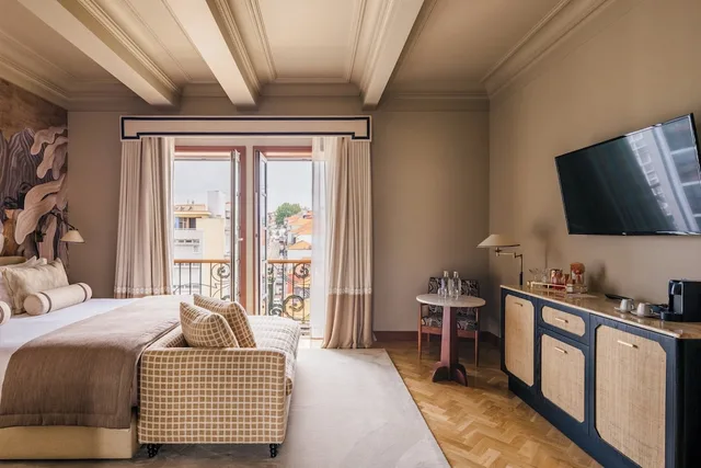 غرفة ديلوكس بسرير كينج، Hotel Infante Sagres Porto 2/10