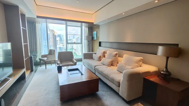 شقة بريميير بسرير كينج بإطلالة على المدينة بغرفة نوم واحدة بمطبخ، Ascott IFC Guangzhou 7/10