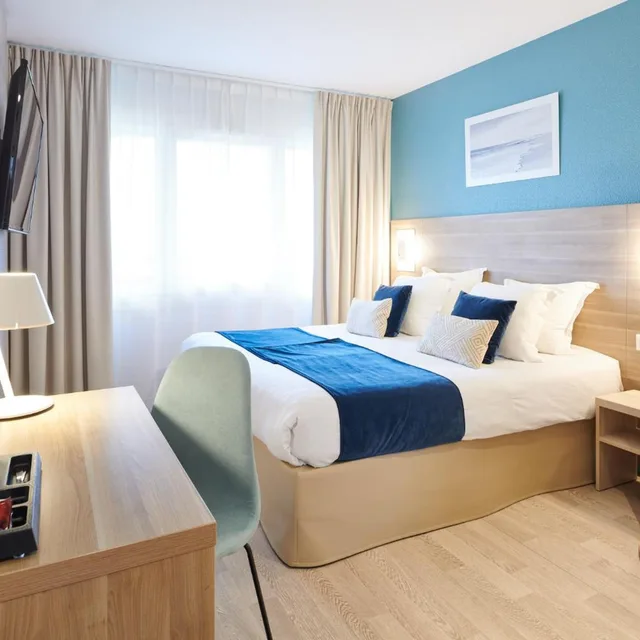 Room, Twin Beds, Hotel Les Terrasses D Atlanthal 3/10