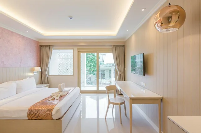 غرفة ديلوكس بسرير كينج بجاكوزي، The Sea-Cret Hua Hin Hotel 7/10