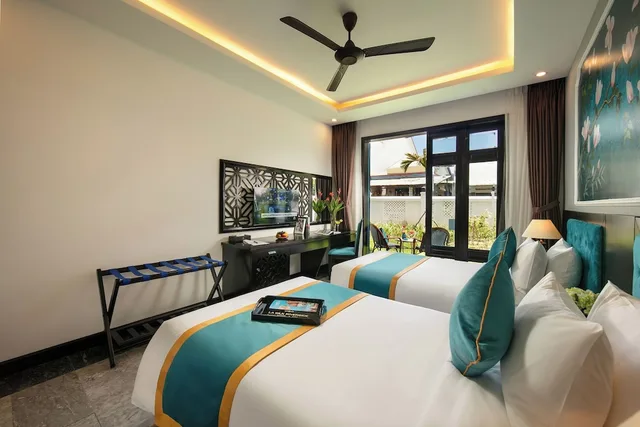 Garden, Deluxe, Twin Beds, Balcony، Silk River Hoi An Hotel & Spa 1/5