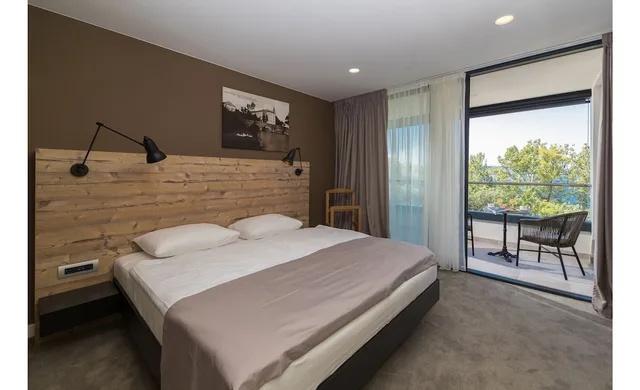غرفة بريميوم بسرير مزدوج أو سريرين منفصلين بشرفة، Boutique Hotel Esplanade 1/6