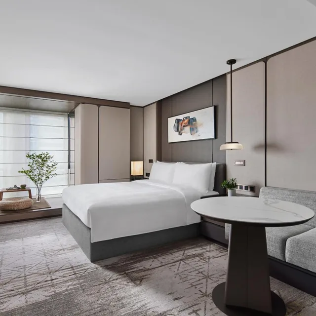 Space, Guest Room, King Bed، Jw Marriott Hotel Shenzhen 2/9