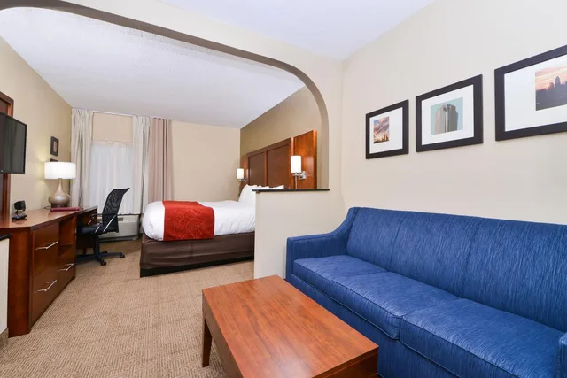 جناح بسرير كينج بجاكوزي، Comfort Suites University - Research Park 8/9