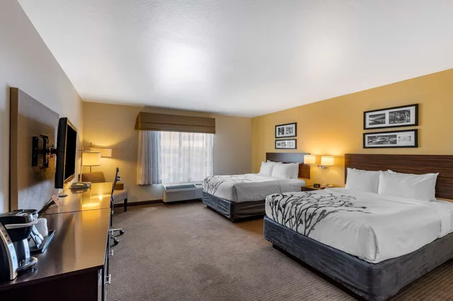 Room, 2 Queen Beds, Pet Friendly, Sleep Inn & Suites Miles City I-94 1/3