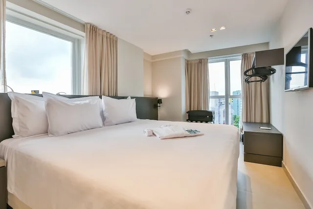 غرفة ديلوكس بسرير كينج مع أريكة، Quality Suites Joao Pessoa 2/10