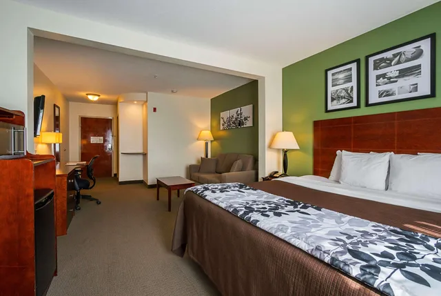 جناح بسرير كينج لذوي الإعاقة، Sleep Inn & Suites Manchester 1/3