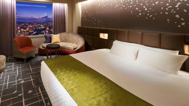 Luxury, Double Bed, Night View, Tower Floor، Rihga Royal Hotel Kokura 1/1