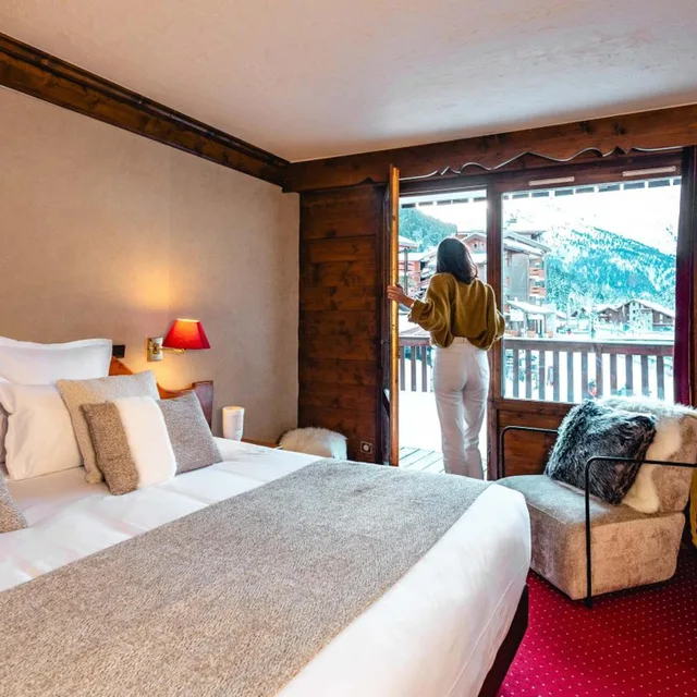 غرفة قياسية بإطلالة على الجبل، Hotel Mont Vallon Meribel 2/10