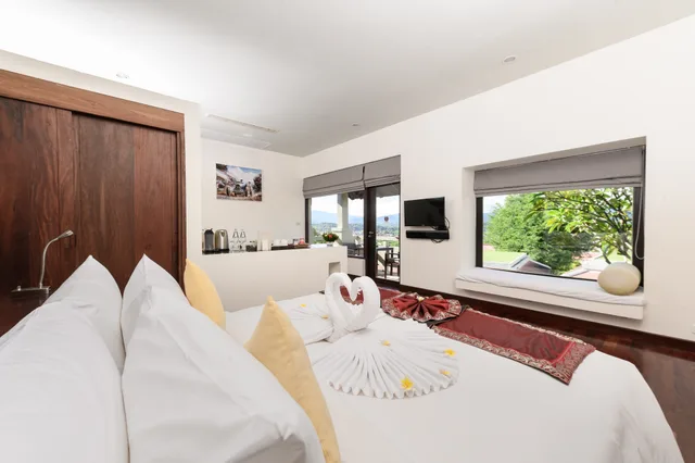 غرفة ديلوكس بسرير مزدوج أو سريرين منفصلين، Luang Prabang View Hotel 2/10