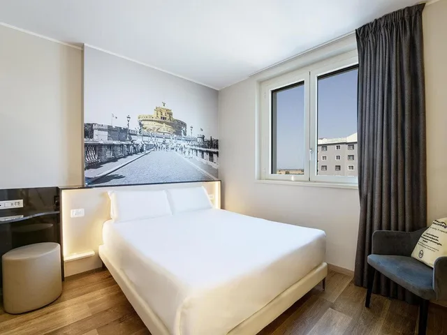 غرفة بسرير كوين، B&B Hotel Roma Fiumicino Aeroporto Fiera 1 3/10