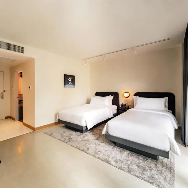 غرفة قياسية بسرير فردي، The StandardX, Bangkok Phra Arthit 1/2