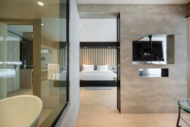 غرفة بريميوم ديلوكس بسرير مزدوج، Loft Bangkok Hotel 6/6