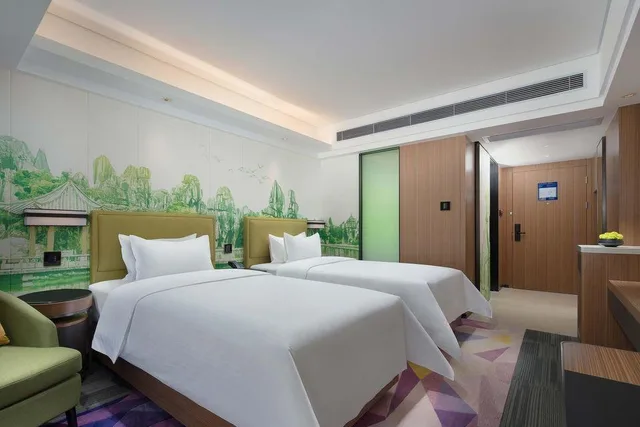 غرفة سوبيريور بسريرين منفصلين، Hampton by Hilton Kunming Guandu 2/2