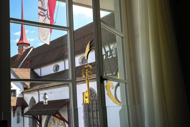 غرفة ديلوكس بسرير كوين بحمام خاص، Hotel Schlussel seit 1545 8/8
