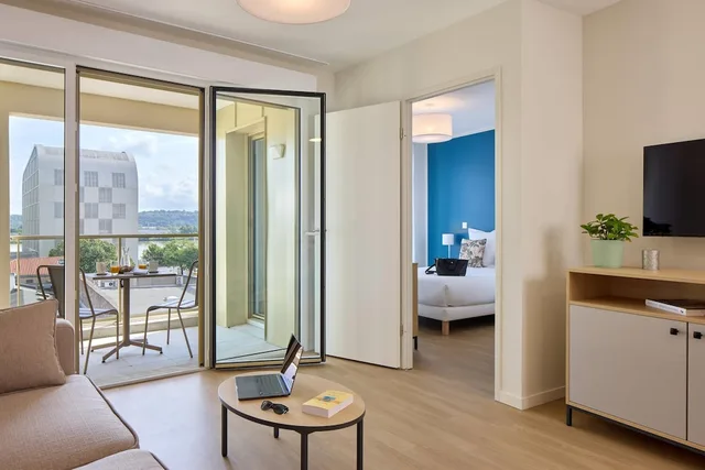 شقة بسرير كوين بغرفة نوم واحدة، Quality Aparthotel Bordeaux Saint-Jean 6/7