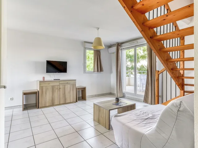 Duplex, 2 Rooms, Apartment, Twin Beds, Sofa، Vacanceole - Residence Cap Camargue 3/4