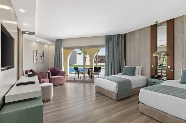 Duplex, Swim Up, Lagoon, Suite, Twin Beds, King Bed, Sofa، Xanadu Makadi Bay 6/7